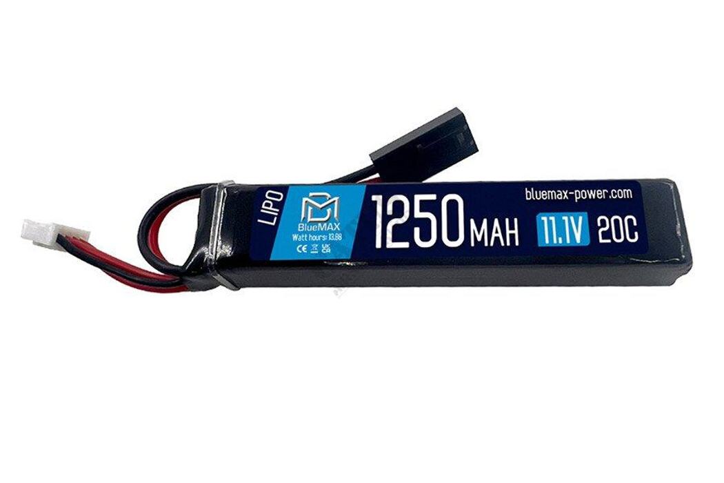 АКБ LiPo LiPo 11,1V 1250mAh 20C Tamiya BlueMax фото 1