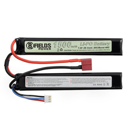 АКБ Li-Po 1500mAh 7,4V 20/40C моноблок T-Connector 8Fields