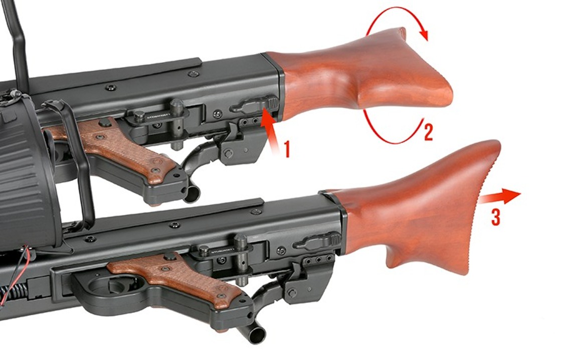 Кулемет MG-42 метал, дерево AGM фото 16