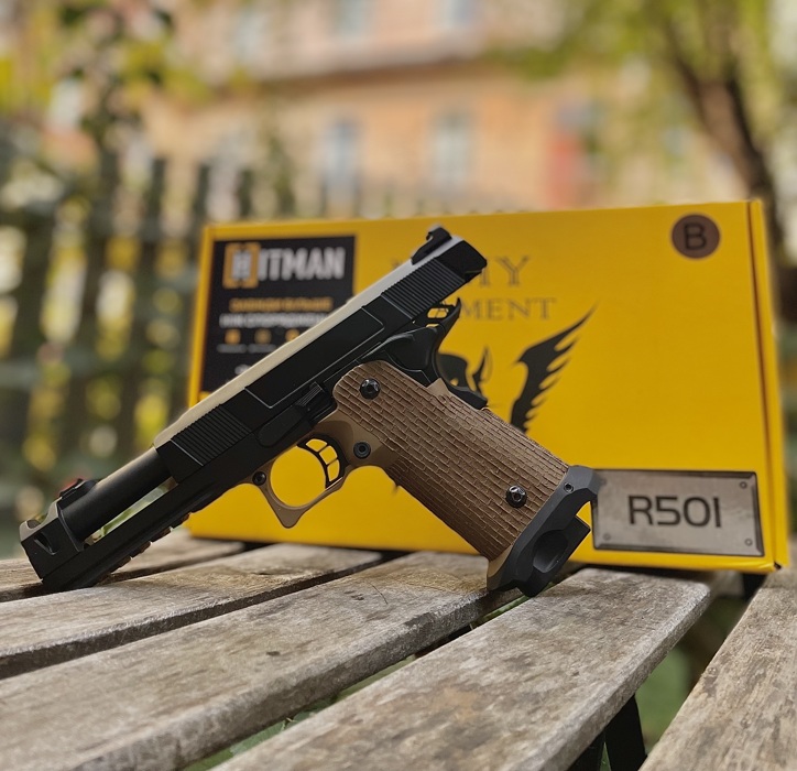 Пістолет R501 - Tan [Army Armament] фото 16