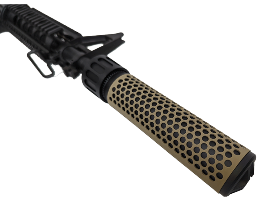 Глушник з ДТК ACM 180mm Black/Tan Big Dragon фото 5