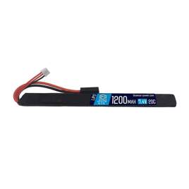 АКБ Li-Po 1200mAh 7,4V 20C міні-тамія  [BLUEMAX POWER]