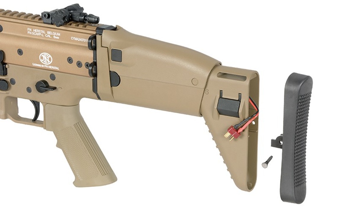 Штурмова гвинтівка FN SCAR-L Eshooter ETU TAN CYBERGUN фото 13