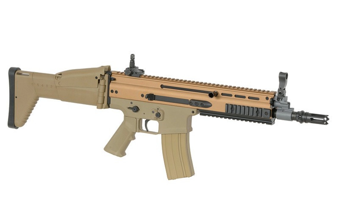 Штурмова гвинтівка FN SCAR-L Eshooter ETU TAN CYBERGUN фото 4