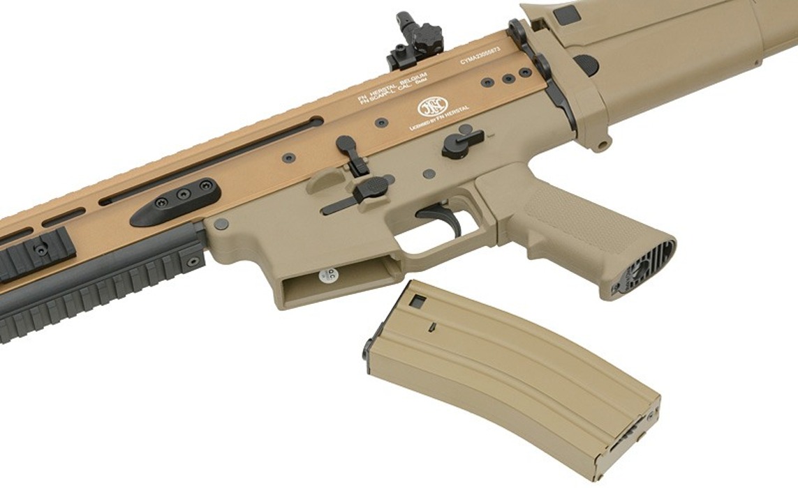 Штурмова гвинтівка FN SCAR-L Eshooter ETU TAN CYBERGUN фото 9