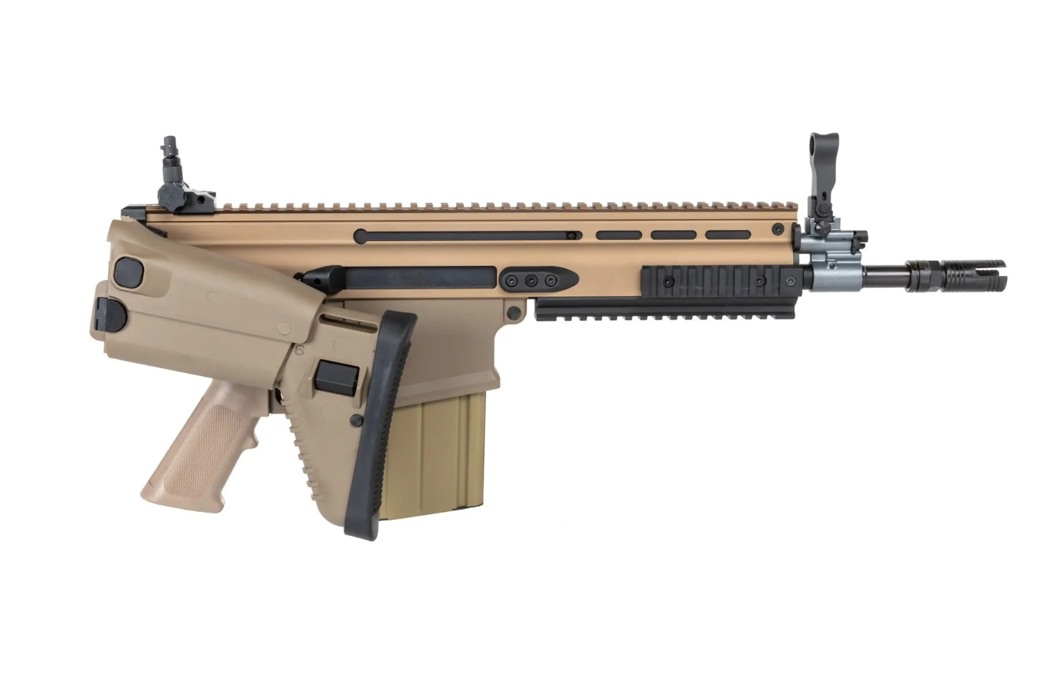 Штурмова гвинтівка SCAR-H CQC Cybergun x FN HERSTAL Tan фото 11