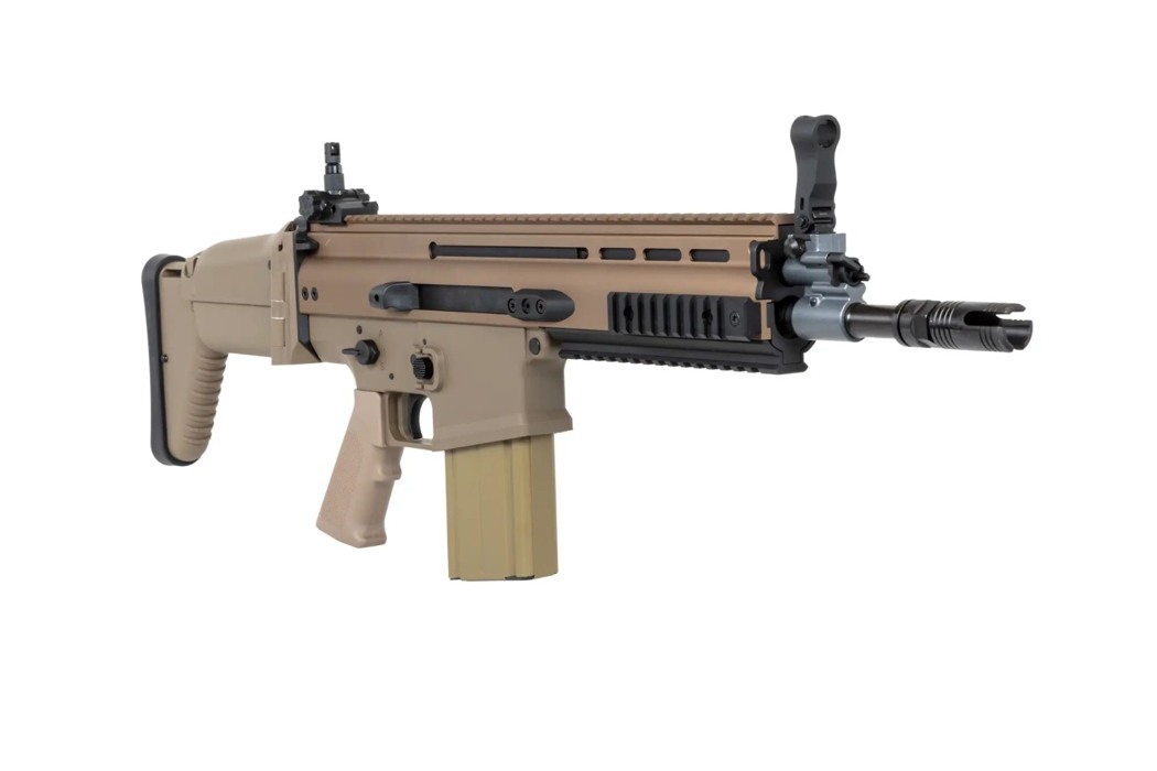 Штурмова гвинтівка SCAR-H CQC Cybergun x FN HERSTAL Tan фото 3