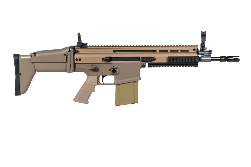 Штурмова гвинтівка SCAR-H CQC Cybergun x FN HERSTAL Tan фото 4