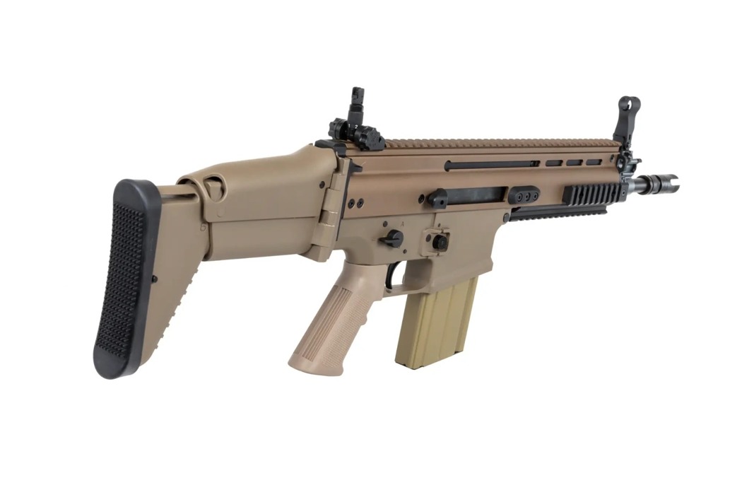 Штурмова гвинтівка SCAR-H CQC Cybergun x FN HERSTAL Tan фото 5