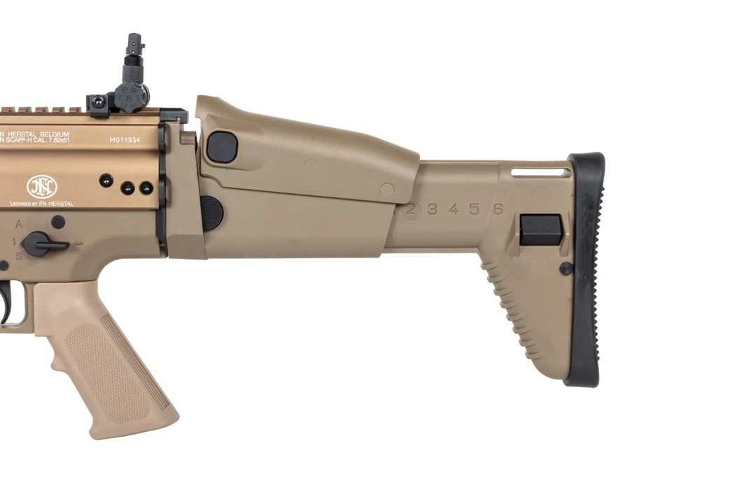 Штурмова гвинтівка SCAR-H CQC Cybergun x FN HERSTAL Tan фото 8