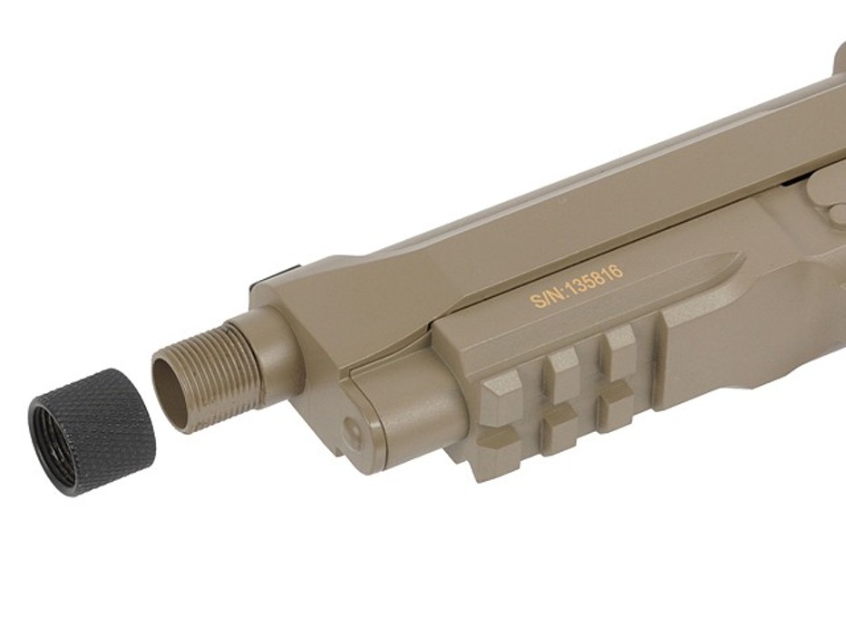 Пистолет M92F/M9 CM.132S Mosfet AEP Tan [CYMA] фото 6