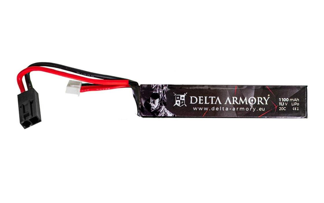 АКБ LiPo 11,1V 1100mAh 20C Tamiya Delta Armory фото 1