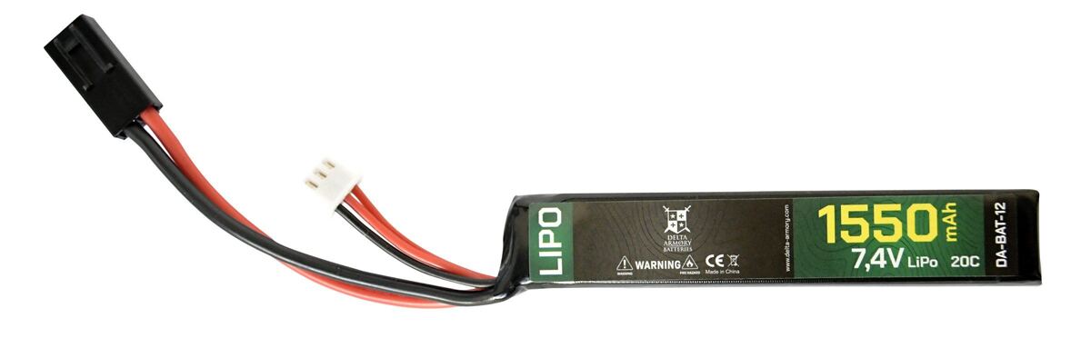 АКБ LiPo 1550mAh 7,4V Tamiya Delta Armory фото 1