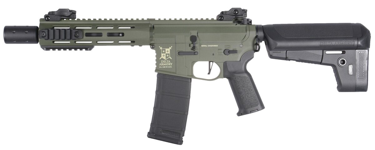 Штурмовая винтовка M4 AR15 M-LOK SilentOps 8" DA-C10-OLV Delta Armory фото 1