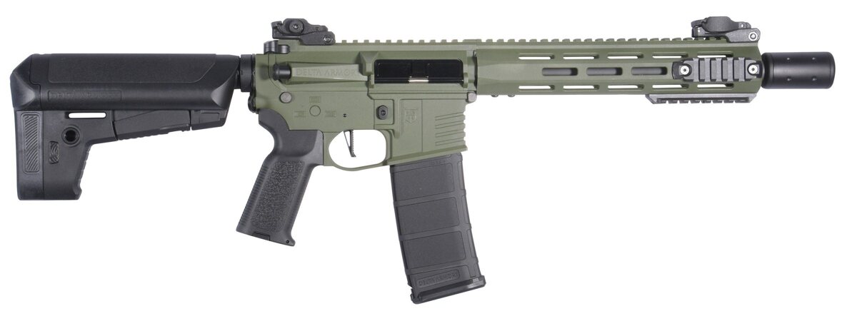 Штурмовая винтовка M4 AR15 M-LOK SilentOps 8" DA-C11-OLV Delta Armory фото 3