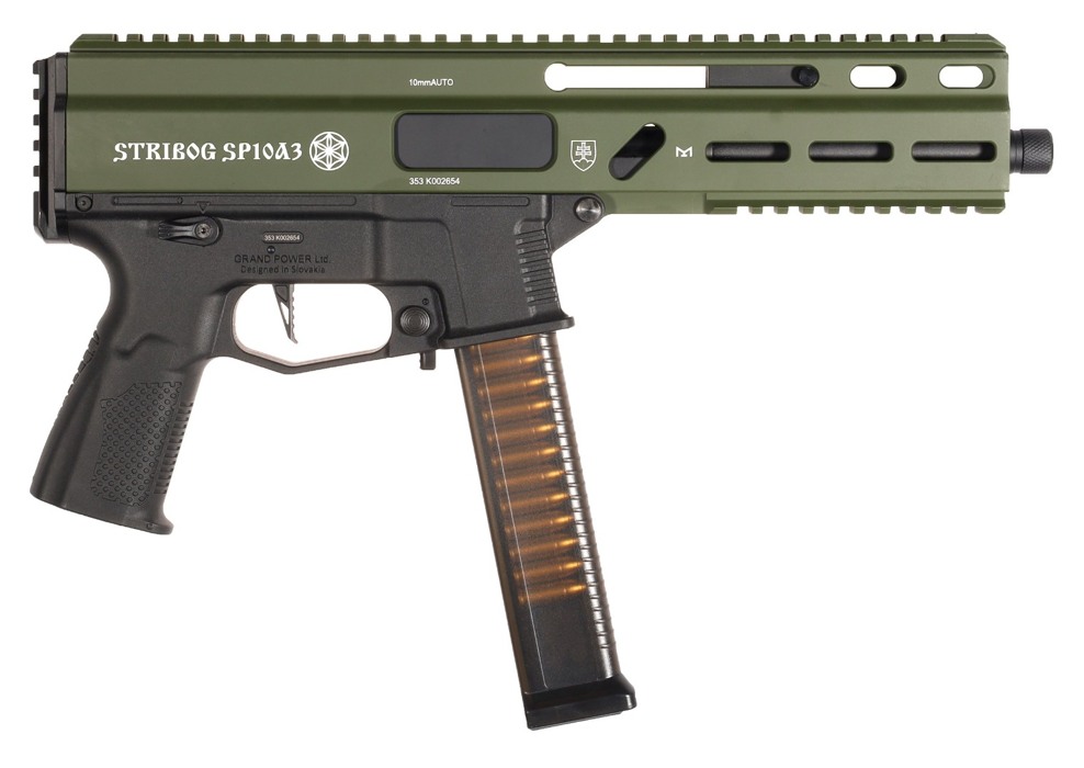 Пістолет-кулемет STRIBOG SP10A3 Charlie EAGLE ETU olive-black (Delta Armory) фото 6