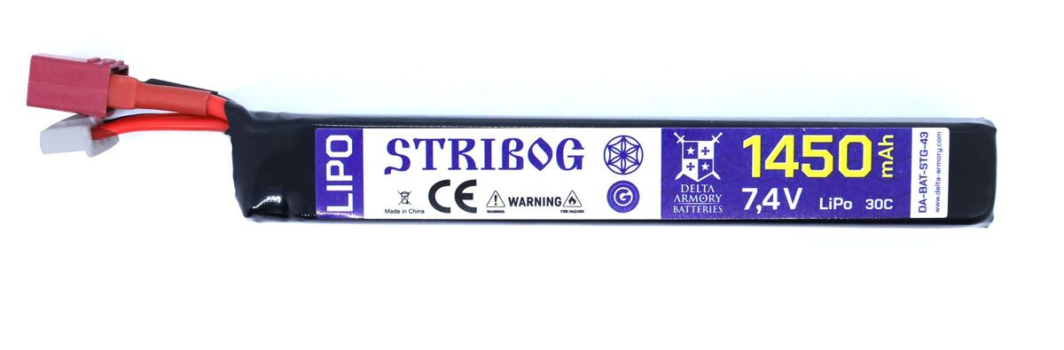АКБ Li-Po 1450mAh LiPo 7.4V 30C for Stribog Delta Armory фото 1