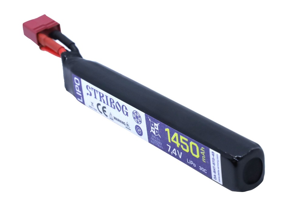 АКБ Li-Po 1450mAh LiPo 7.4V 30C for Stribog Delta Armory фото 2
