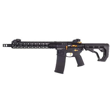 Штурмова гвинтівка HEXAGON FULL SKELETON FREYA 12.5"GEN.2 чорно-золотистий Delta Armory 