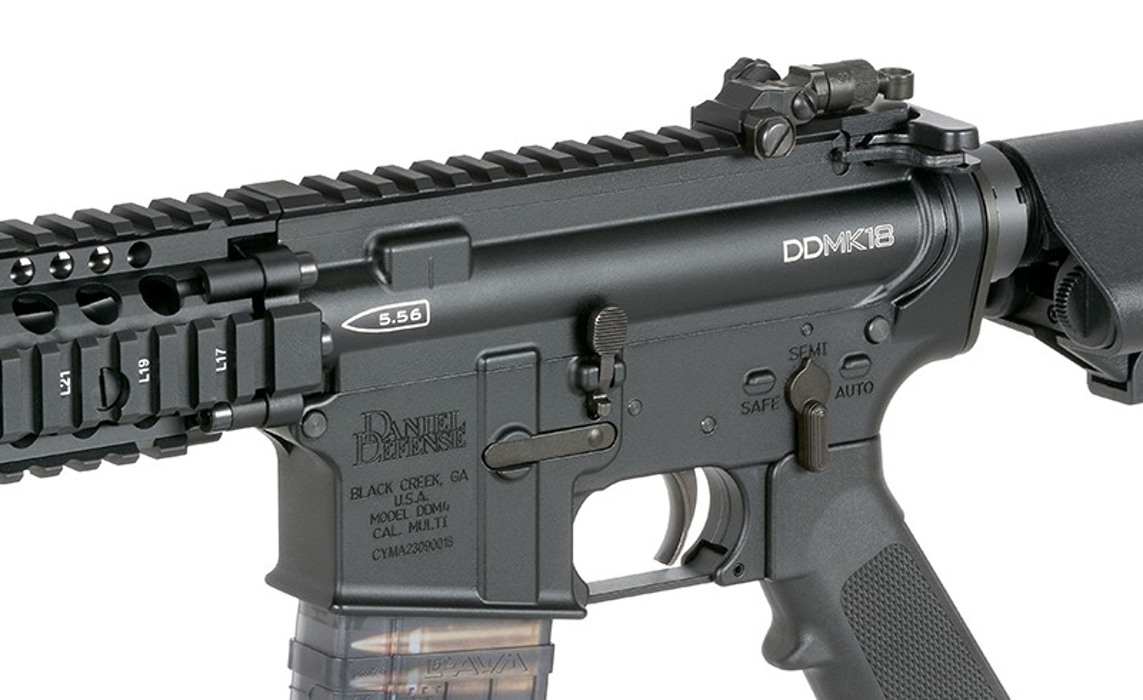 Штурмова гвинтівка газова Daniel Defense DDMK18 GBBr Replica - Black [EMG] фото 9