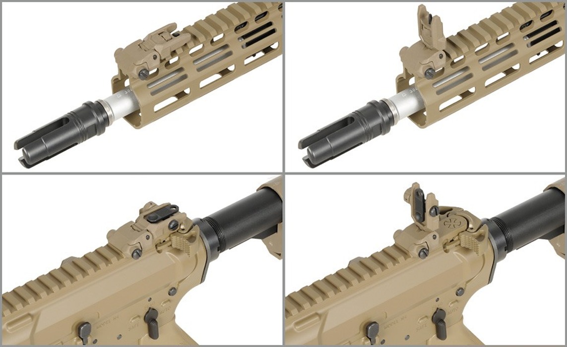 Штурмовая винтовка M4 Noveske 10.5" Gen III Shorty - 300BLK GBBR Tan [EMG] фото 19