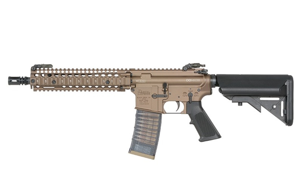 Штурмова гвинтівка газова Daniel Defense DDMK18 GBBr Replica - Dark Flat [EMG] фото 1