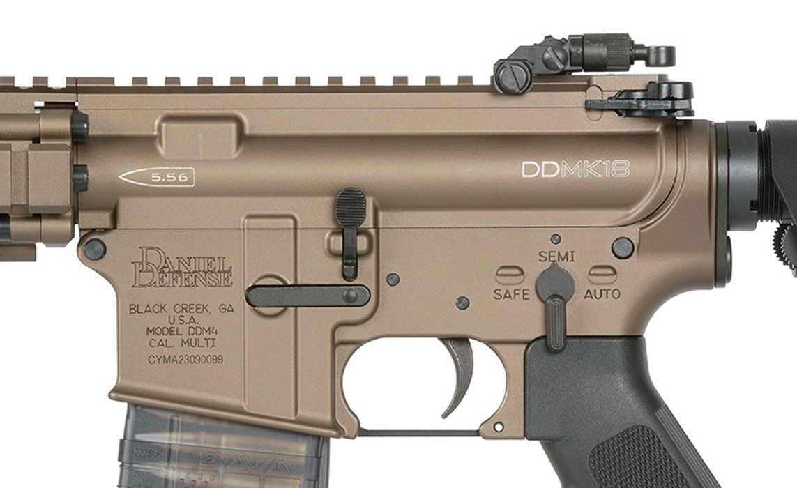 Штурмова гвинтівка газова Daniel Defense DDMK18 GBBr Replica - Dark Flat [EMG] фото 10