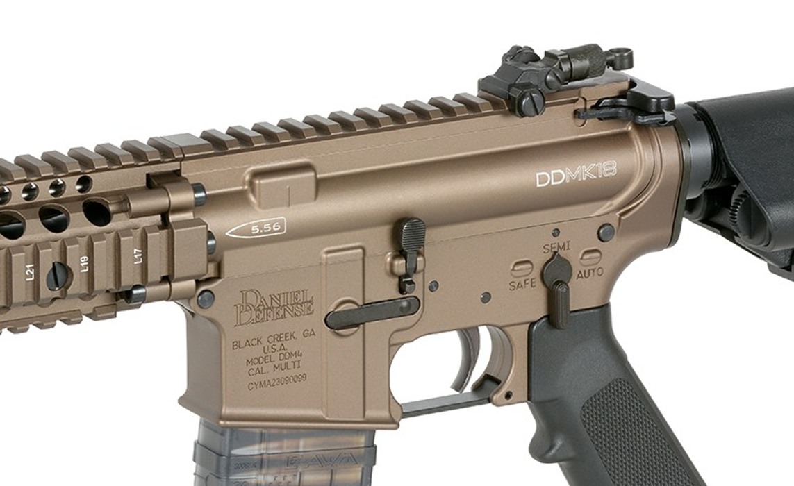 Штурмова гвинтівка газова Daniel Defense DDMK18 GBBr Replica - Dark Flat [EMG] фото 9