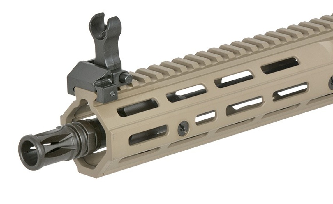 Штурмовая винтовка Daniel Defense MK18 RIII 10.3" Replica - FDE [EMG] фото 9