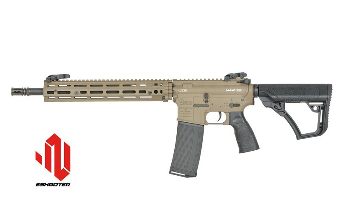 Штурмовая винтовка Daniel Defense M4A1 RIII 14.5" Replica Eshooter ETU - FDE [EMG] фото 1
