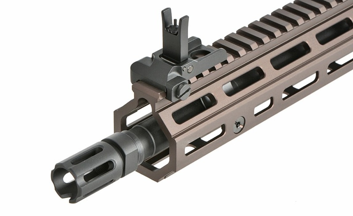 Штурмовая винтовка газовая Daniel Defense DD4 MK18 RIII S 11,5" Gas Blow-Back [EMG] фото 4