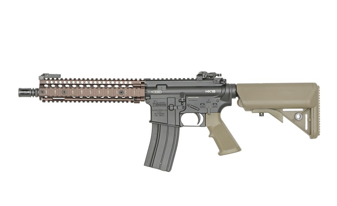 Штурмовая винтовка газовая Daniel Defense MK18 Gas Blow-Back - Tan [EMG] фото 1