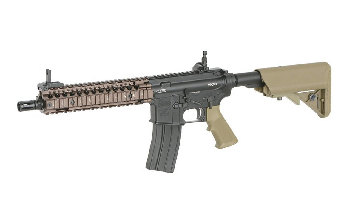 Штурмовая винтовка газовая Daniel Defense MK18 Gas Blow-Back - Tan [EMG] фото 2