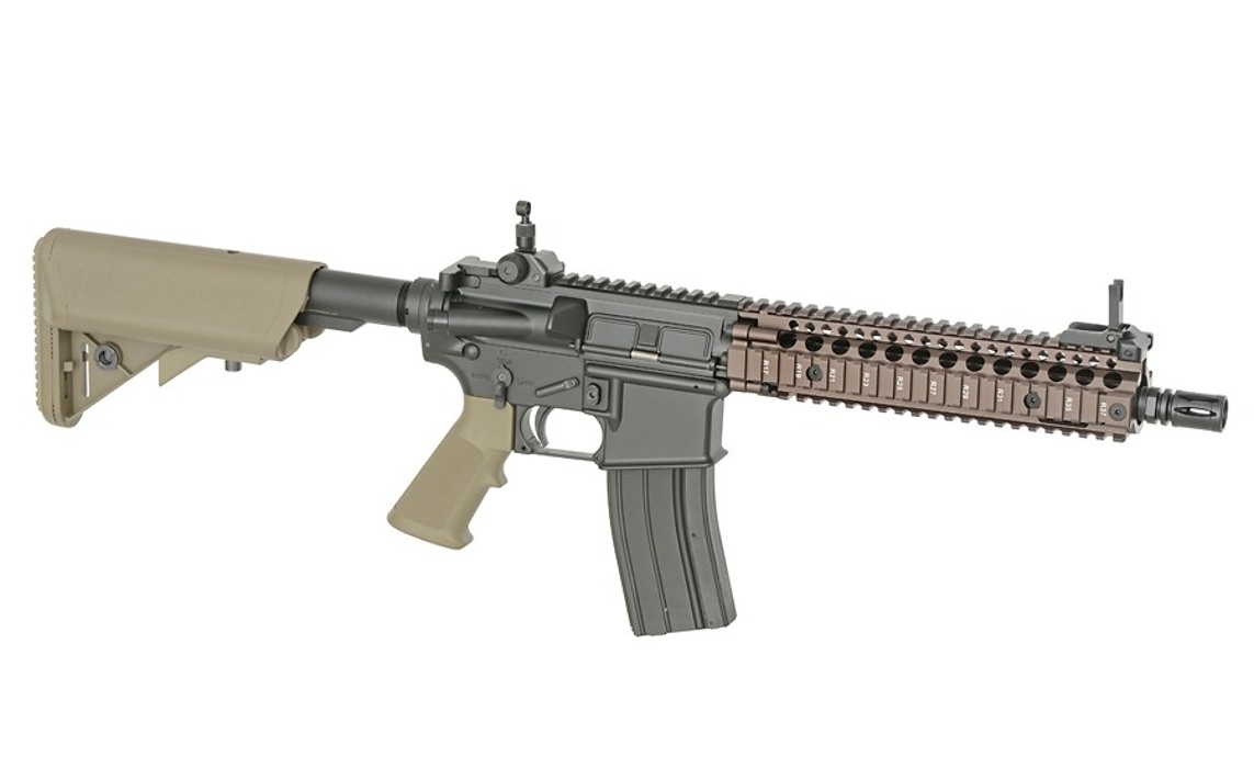 Штурмовая винтовка газовая Daniel Defense MK18 Gas Blow-Back - Tan [EMG] фото 4
