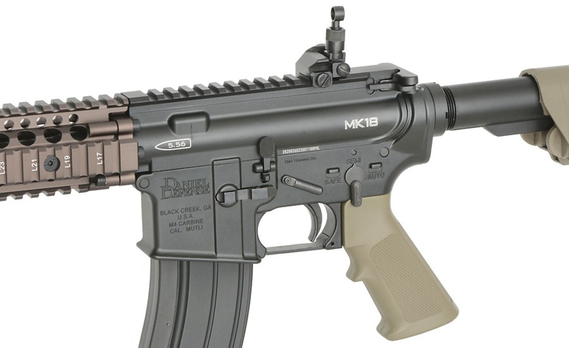 Штурмовая винтовка газовая Daniel Defense MK18 Gas Blow-Back - Tan [EMG] фото 9