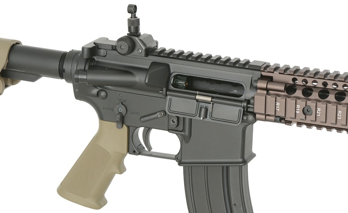 Штурмовая винтовка газовая Daniel Defense MK18 Gas Blow-Back - Tan [EMG] фото 16