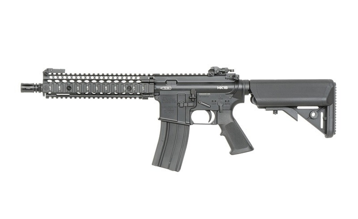 Штурмова гвинтівка газова Daniel Defense MK18 Gas Blow-Back - Black [EMG] фото 1