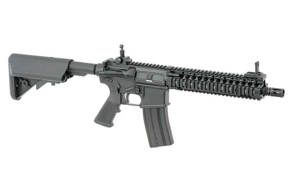 Штурмова гвинтівка газова Daniel Defense MK18 Gas Blow-Back - Black [EMG] фото 4