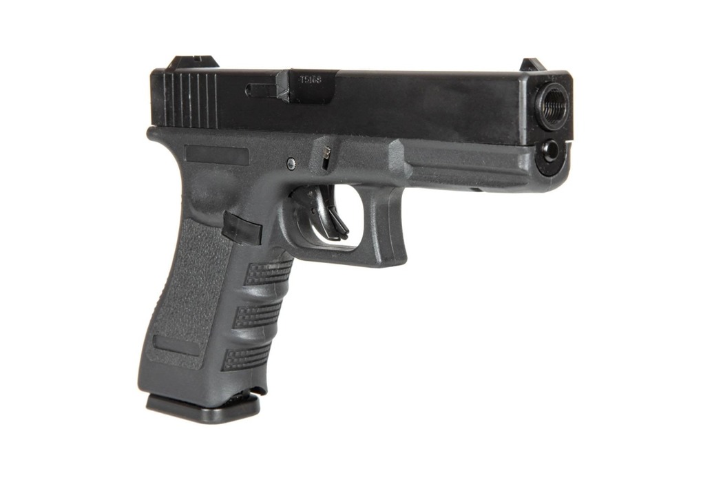 Пістолет Glock 17 Gen3. Black Green Gas EC-1101 фото 5