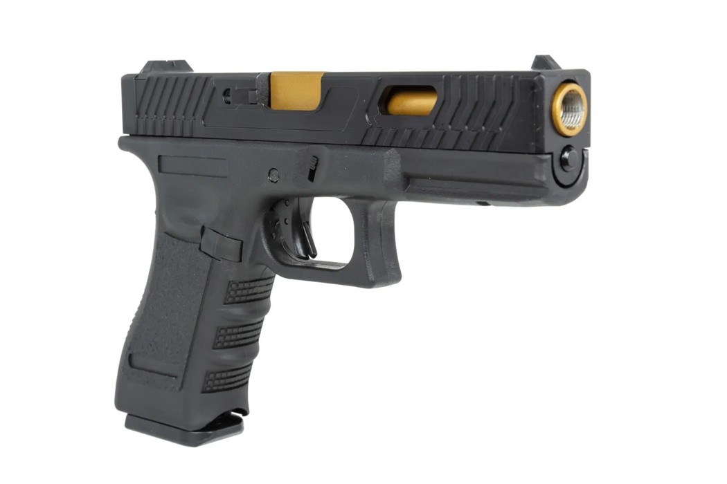 Пістолет Glock EC-1104 Чорно-золотий East Crane фото 3