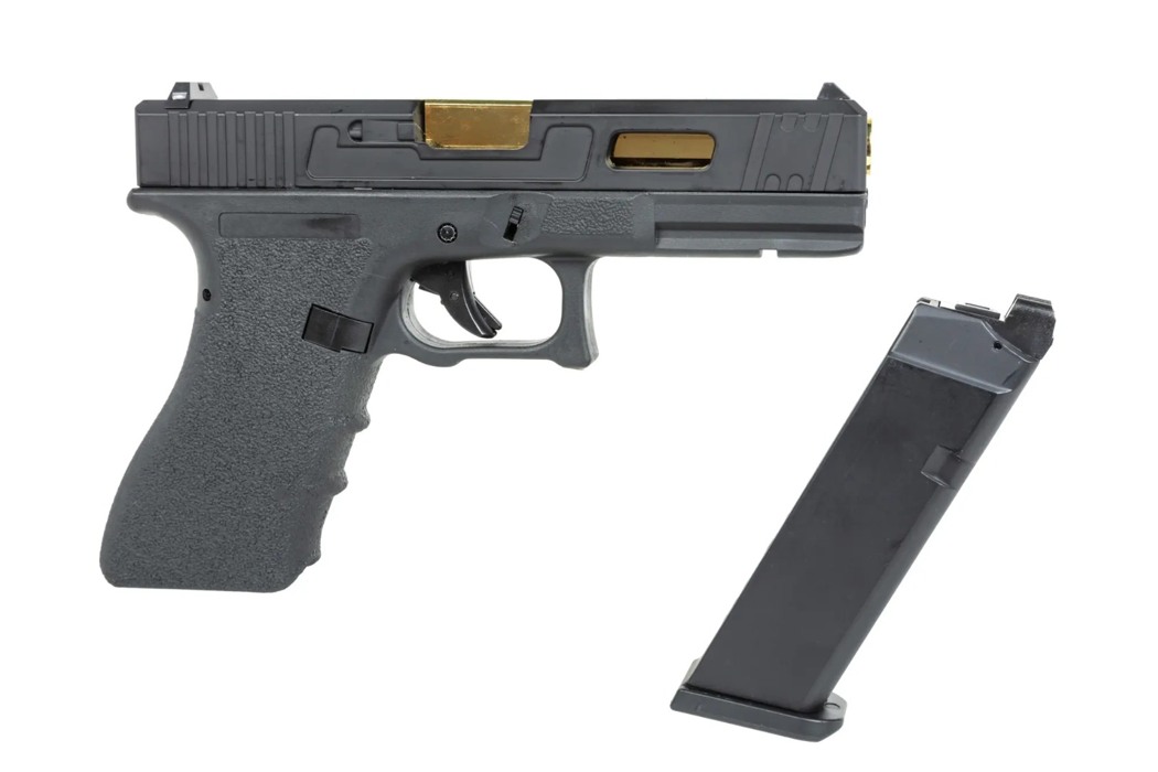 Пістолет Glock EC-1105 Чорно-золотий East Crane фото 9