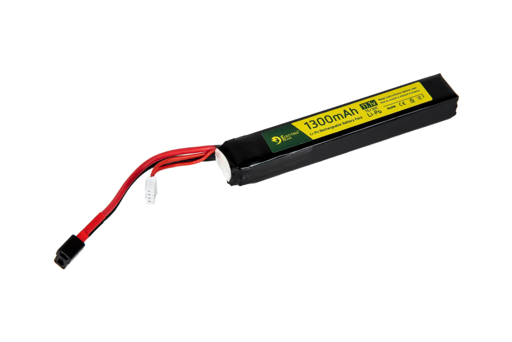 АКБ LiPo 11,1V 1300mAh 15/30C T-Connector Electro River фото 1