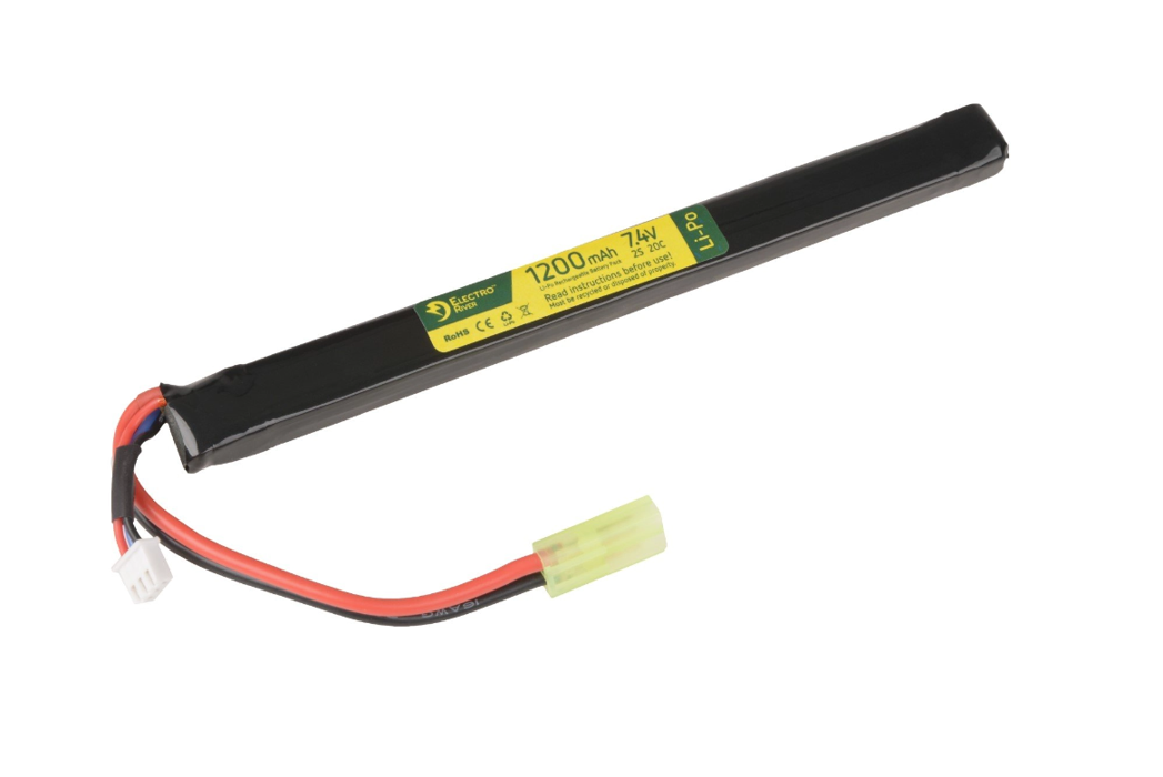 АКБ Li-Po 1200mAh 7,4 V 20C/40C моноблок Electro River фото 1