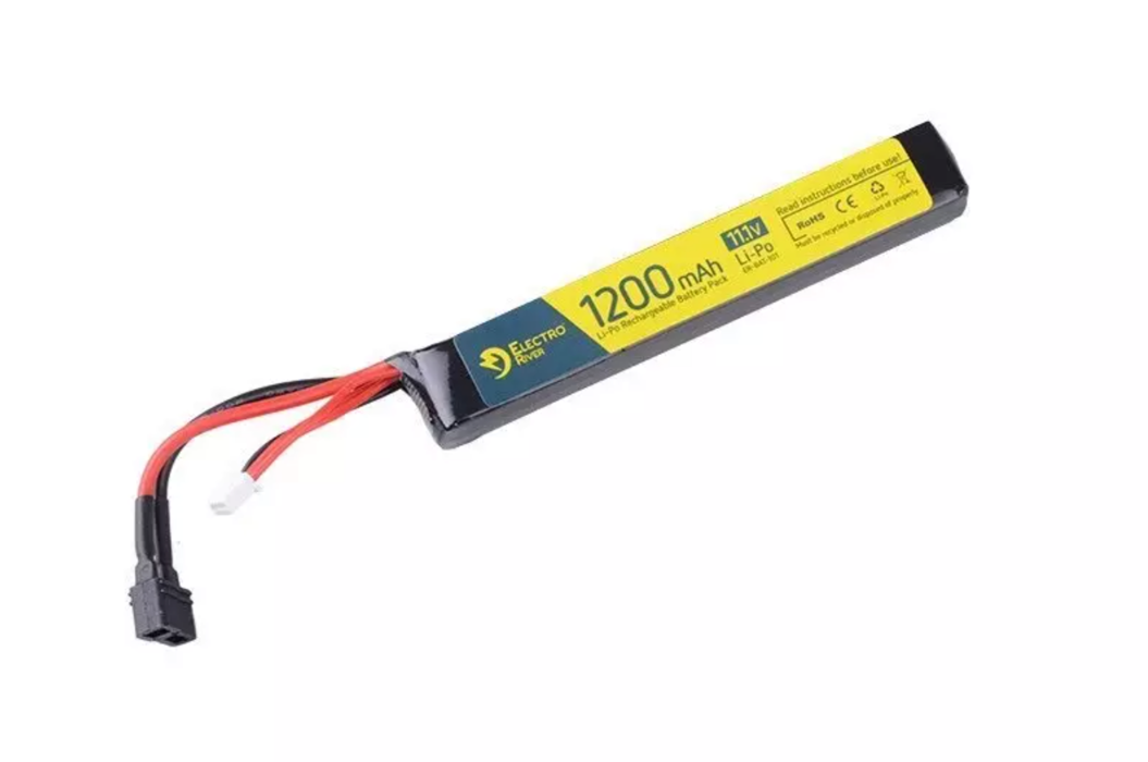 АКБ LiPo 11.1V 1200 mAh 15/30C T-connect Electro River фото 1