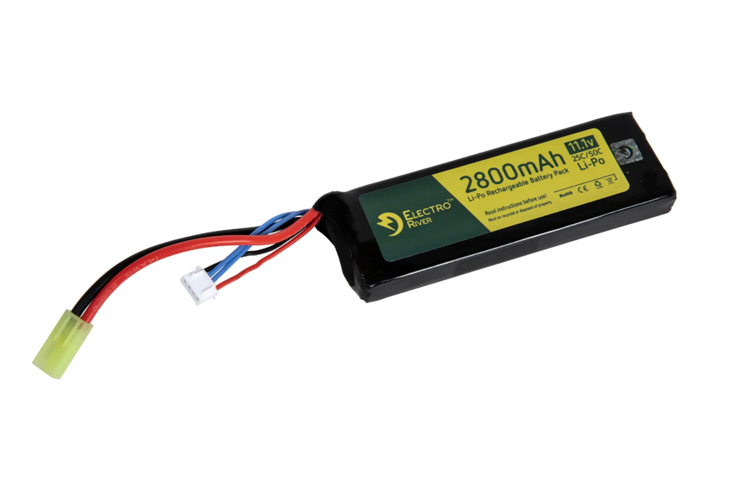 АКБ Li-Po 2800mAh 11,1V 20C моноблок Electro River фото 1