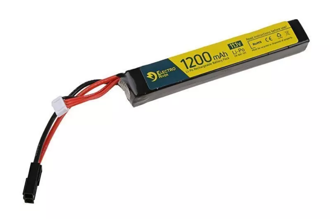 АКБ LiPo 11.1V 1200 mAh 15/30C tamiya Electro River фото 1