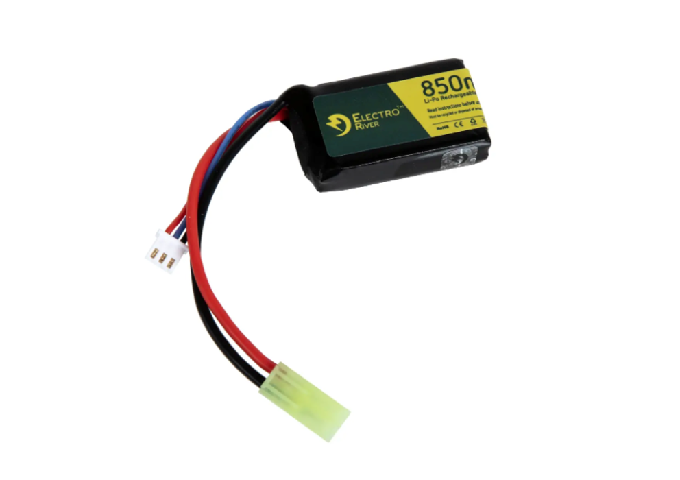 АКБ LiPo 7.4V 850mAh 20/40C T-Connector Electro River фото 1