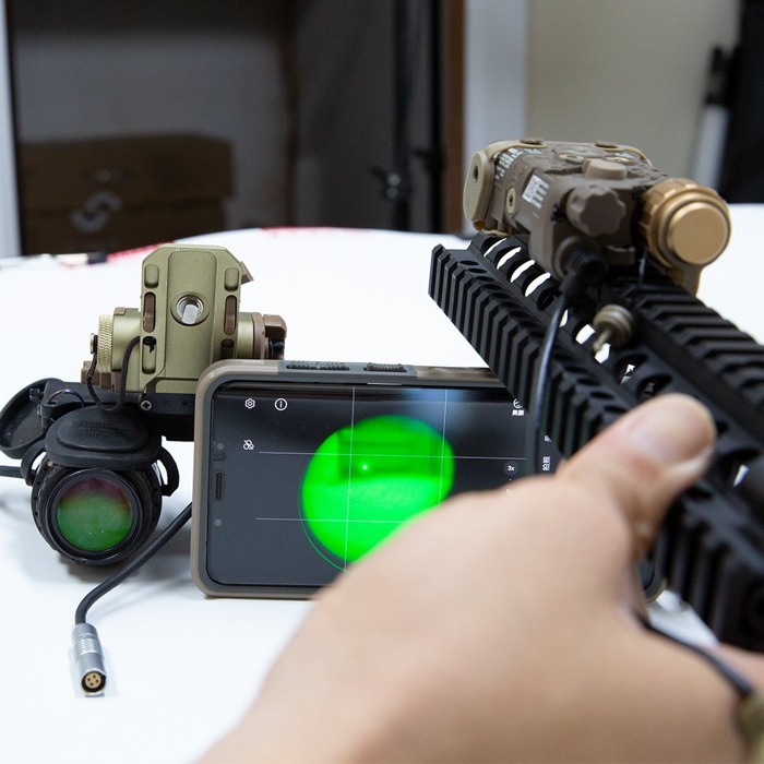 Тактический блок AN/PEQ-15LAB лазер та інфрачервоний лазер з світлодіодним ліхтариком [FMA] Black фото 6