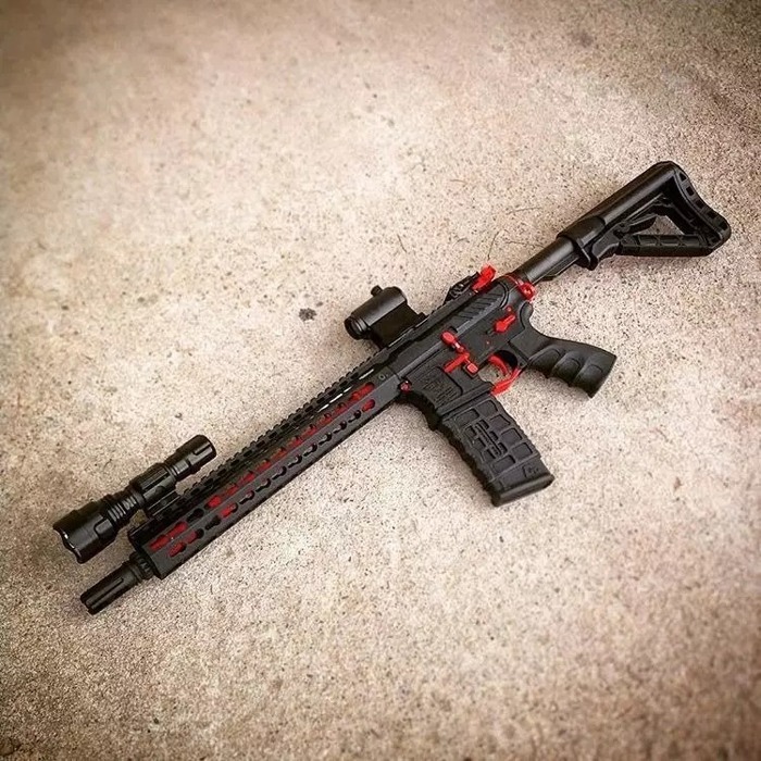 Штурмова гвинтівка M4 CM16 SRXL Red edition [G&G] фото 11