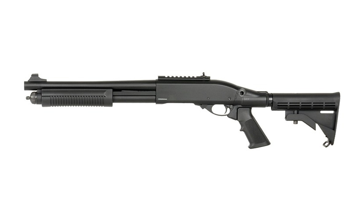 Дробовик M8871 Shotgun (Green Gas Powered) - Black Golden Eagle фото 1